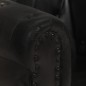 vidaXL Sillón Chesterfield de cuero auténtico negro vidaXL Sillón Chesterfield de cuero auténtico negro