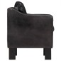 vidaXL Sillón con diseño de cubo cuero auténtico negro vidaXL Sillón con diseño de cubo cuero auténtico negro