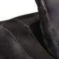 vidaXL Sillón con diseño de cubo cuero auténtico negro vidaXL Sillón con diseño de cubo cuero auténtico negro