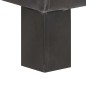 vidaXL Sillón con diseño de cubo cuero auténtico negro vidaXL Sillón con diseño de cubo cuero auténtico negro