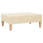 vidaXL Taburete de tela color crema 78x56x32 cm vidaXL Taburete de tela color crema 78x56x32 cm