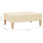 vidaXL Taburete de tela color crema 78x56x32 cm vidaXL Taburete de tela color crema 78x56x32 cm