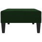vidaXL Taburete de terciopelo verde oscuro 78x56x32 cm vidaXL Taburete de terciopelo verde oscuro 78x56x32 cm