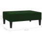 vidaXL Taburete de terciopelo verde oscuro 78x56x32 cm vidaXL Taburete de terciopelo verde oscuro 78x56x32 cm