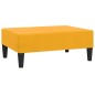 vidaXL Reposapiés de terciopelo amarillo 78x56x32 cm vidaXL Reposapiés de terciopelo amarillo 78x56x32 cm