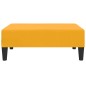 vidaXL Reposapiés de terciopelo amarillo 78x56x32 cm vidaXL Reposapiés de terciopelo amarillo 78x56x32 cm