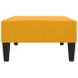 vidaXL Reposapiés de terciopelo amarillo 78x56x32 cm vidaXL Reposapiés de terciopelo amarillo 78x56x32 cm