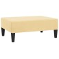 vidaXL Reposapiés de terciopelo crema 78x56x32 cm vidaXL Reposapiés de terciopelo crema 78x56x32 cm