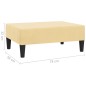 vidaXL Reposapiés de terciopelo crema 78x56x32 cm vidaXL Reposapiés de terciopelo crema 78x56x32 cm