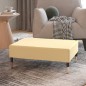 vidaXL Reposapiés de terciopelo crema 78x56x32 cm vidaXL Reposapiés de terciopelo crema 78x56x32 cm