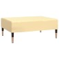 vidaXL Reposapiés de terciopelo crema 78x56x32 cm vidaXL Reposapiés de terciopelo crema 78x56x32 cm