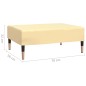 vidaXL Reposapiés de terciopelo crema 78x56x32 cm vidaXL Reposapiés de terciopelo crema 78x56x32 cm