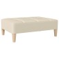 vidaXL Taburete de tela color crema 78x56x32 cm vidaXL Taburete de tela color crema 78x56x32 cm