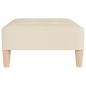 vidaXL Taburete de tela color crema 78x56x32 cm vidaXL Taburete de tela color crema 78x56x32 cm
