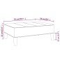 vidaXL Reposapiés de terciopelo rosa 78x56x32 cm vidaXL Reposapiés de terciopelo rosa 78x56x32 cm