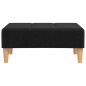 vidaXL Reposapiés de tela negro 78x56x32 cm vidaXL Reposapiés de tela negro 78x56x32 cm