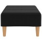 vidaXL Reposapiés de tela negro 78x56x32 cm vidaXL Reposapiés de tela negro 78x56x32 cm