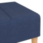 vidaXL Reposapiés de tela azul 78x56x32 cm vidaXL Reposapiés de tela azul 78x56x32 cm