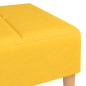 vidaXL Reposapiés de tela amarillo 78x56x32 cm vidaXL Reposapiés de tela amarillo 78x56x32 cm