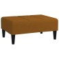 vidaXL Reposapiés de terciopelo marrón 78x56x32 cm vidaXL Reposapiés de terciopelo marrón 78x56x32 cm