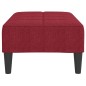 vidaXL Reposapiés de tela rojo vino tinto 78x56x32 cm vidaXL Reposapiés de tela rojo vino tinto 78x56x32 cm