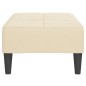 vidaXL Reposapiés de terciopelo crema 78x56x32 cm vidaXL Reposapiés de terciopelo crema 78x56x32 cm