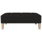 vidaXL Reposapiés de tela negro 78x56x32 cm vidaXL Reposapiés de tela negro 78x56x32 cm