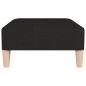 vidaXL Reposapiés de tela negro 78x56x32 cm vidaXL Reposapiés de tela negro 78x56x32 cm