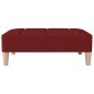 vidaXL Reposapiés de tela rojo tinto 78x56x32 cm vidaXL Reposapiés de tela rojo tinto 78x56x32 cm