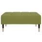 vidaXL Reposapiés de terciopelo verde claro 78x56x32 cm vidaXL Reposapiés de terciopelo verde claro 78x56x32 cm