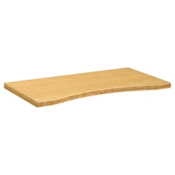 vidaXL Tablero de escritorio de bambú 110x60x4 cm