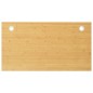 vidaXL Tablero de escritorio de bambú 110x60x4 cm vidaXL Tablero de escritorio de bambú 110x60x4 cm