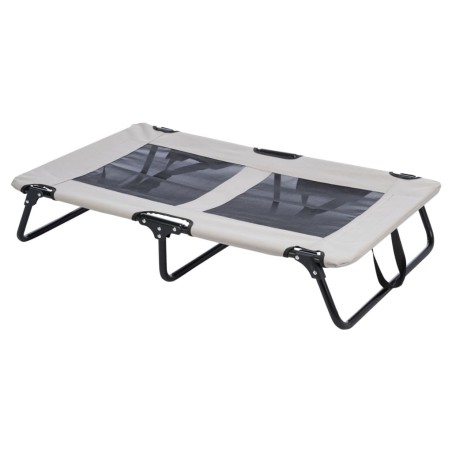 TRIXIE Tumbona para perros gris y negro 79x19x50 cm
