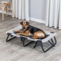 TRIXIE Tumbona para perros gris y negro 79x19x50 cm TRIXIE Tumbona para perros gris y negro 79x19x50 cm