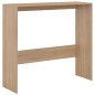 vidaXL Mesa alta de bar con 2 tableros roble 130x40x120 cm vidaXL Mesa alta de bar con 2 tableros roble 130x40x120 cm