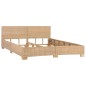 vidaXL Estructura de cama tejida a mano de ratán auténtico 180x200 cm