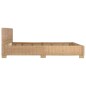 vidaXL Estructura de cama tejida a mano de ratán auténtico 180x200 cm