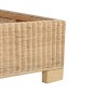 vidaXL Estructura de cama tejida a mano de ratán auténtico 180x200 cm