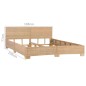 vidaXL Estructura de cama tejida a mano de ratán auténtico 180x200 cm