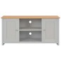 vidaXL Mueble de TV gris 120x39x58 cm