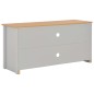 vidaXL Mueble de TV gris 120x39x58 cm
