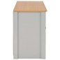 vidaXL Mueble de TV gris 120x39x58 cm