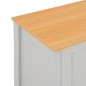 vidaXL Mueble de TV gris 120x39x58 cm