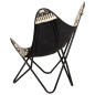 vidaXL Silla Butterfly mariposa de lona estampada vidaXL Silla Butterfly mariposa de lona estampada