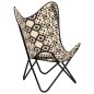 vidaXL Silla Butterfly mariposa de lona estampada vidaXL Silla Butterfly mariposa de lona estampada