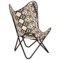vidaXL Silla Butterfly mariposa de lona estampada vidaXL Silla Butterfly mariposa de lona estampada