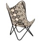 vidaXL Silla Butterfly mariposa de lona estampada vidaXL Silla Butterfly mariposa de lona estampada