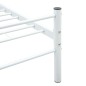 vidaXL Estructura de cama de metal blanca 180x200 cm