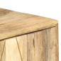vidaXL Aparador de madera maciza de mango 118x30x75 cm