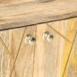 vidaXL Aparador de madera maciza de mango 118x30x75 cm